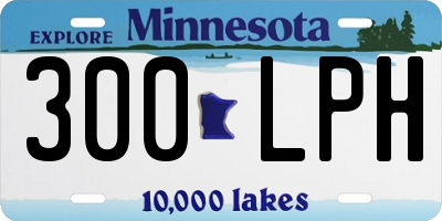 MN license plate 300LPH