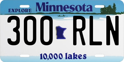 MN license plate 300RLN