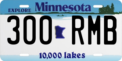 MN license plate 300RMB