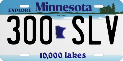 MN license plate 300SLV