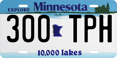 MN license plate 300TPH