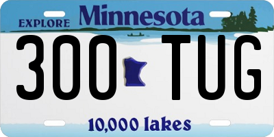 MN license plate 300TUG