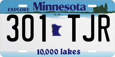 MN license plate 301TJR