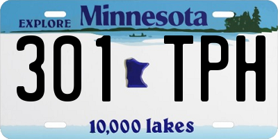 MN license plate 301TPH
