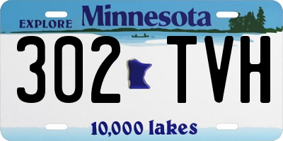 MN license plate 302TVH