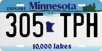 MN license plate 305TPH