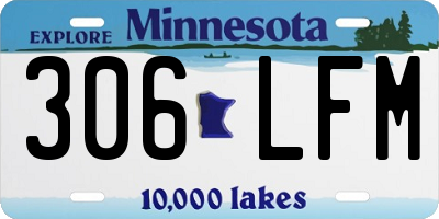 MN license plate 306LFM