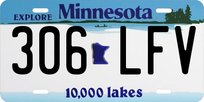 MN license plate 306LFV
