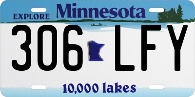 MN license plate 306LFY