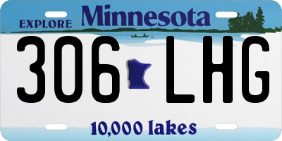 MN license plate 306LHG