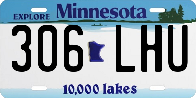 MN license plate 306LHU