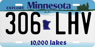 MN license plate 306LHV