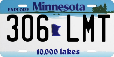MN license plate 306LMT