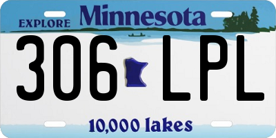 MN license plate 306LPL