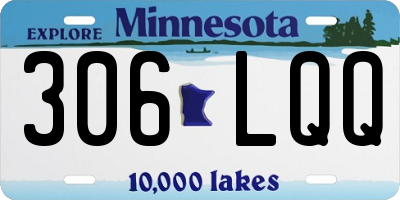 MN license plate 306LQQ