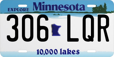 MN license plate 306LQR
