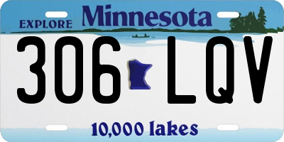MN license plate 306LQV