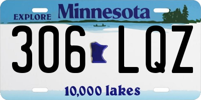 MN license plate 306LQZ