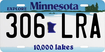 MN license plate 306LRA