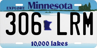 MN license plate 306LRM