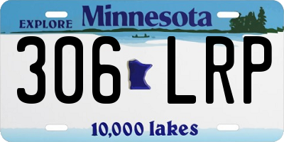 MN license plate 306LRP