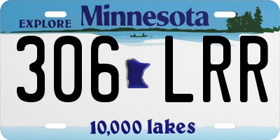 MN license plate 306LRR