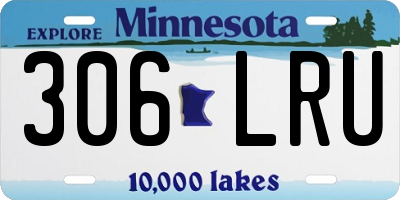 MN license plate 306LRU