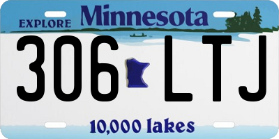 MN license plate 306LTJ