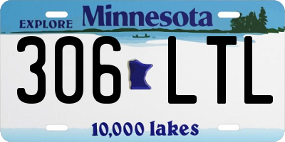 MN license plate 306LTL