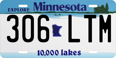 MN license plate 306LTM
