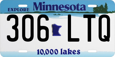 MN license plate 306LTQ