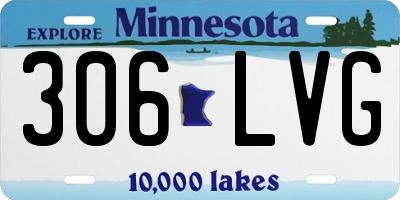 MN license plate 306LVG
