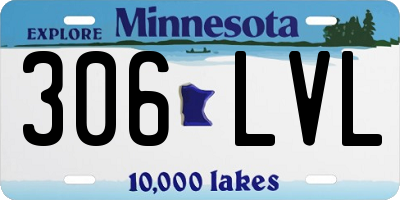 MN license plate 306LVL