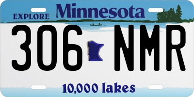 MN license plate 306NMR