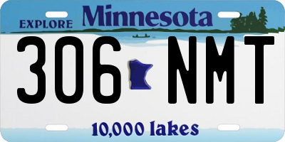 MN license plate 306NMT
