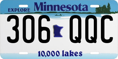 MN license plate 306QQC