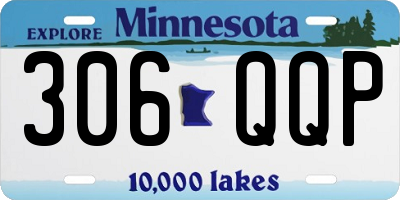 MN license plate 306QQP