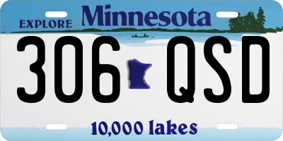 MN license plate 306QSD