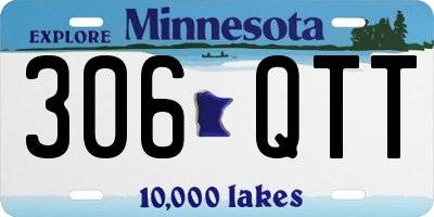 MN license plate 306QTT