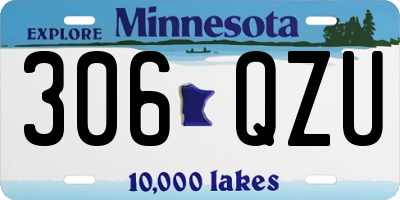 MN license plate 306QZU