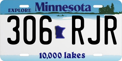 MN license plate 306RJR