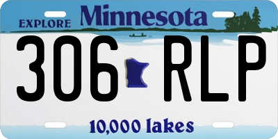 MN license plate 306RLP