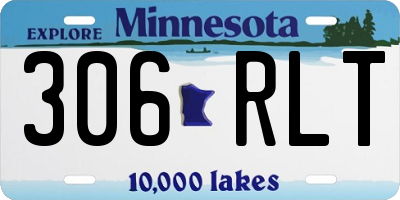 MN license plate 306RLT