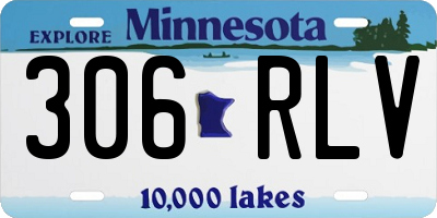 MN license plate 306RLV