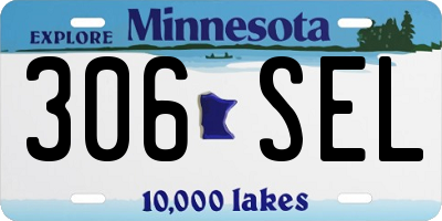 MN license plate 306SEL