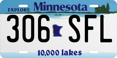 MN license plate 306SFL