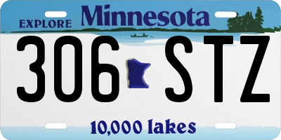 MN license plate 306STZ
