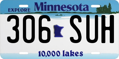 MN license plate 306SUH