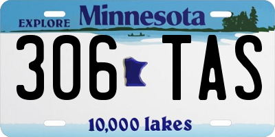 MN license plate 306TAS