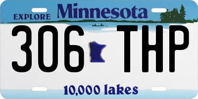MN license plate 306THP